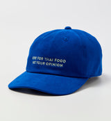 BANGKOKIAN COTTON CAP - HERE FOR THAI FOOD - BLUE