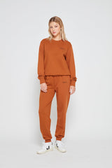 BANGKOKIAN LONG SWEATPANTS - BROWN