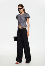 BARDOT TOP - VINTAGE INDIGO