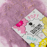 BATH CRACKLING SALTS - PINK COLOR