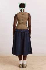 BELLAMIE SKIRT - DARK INDIGO