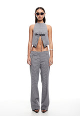 BESSETTE PANT - ONYX GINGHAM