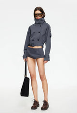 BLANC MICRO SHORT - PETROL