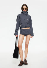 BLANC MICRO SHORT - PETROL