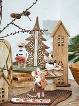 BLOOMINGVILLE Peo Ornament Nature Wool Set