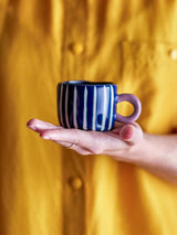 BLOOMINGVILLE Nini Cup Blue with White Stripes