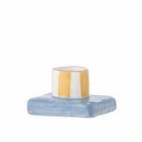 BLOOMINGVILLE Tacana Candle Holder Yellow Blue
