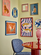 BLOOMINGVILLE Travis Wall Mirror Blue