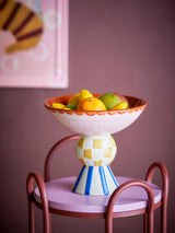 BLOOMINGVILLE Bob Pedestal Bowl Rose