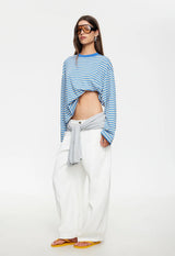BLOOM LONG SLEEVE - MICKEY BLUE STRIPE