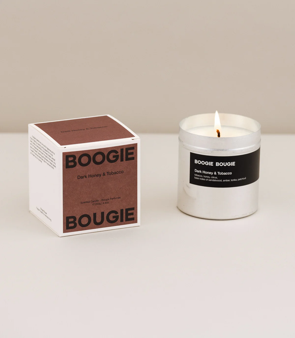 BOOGIE BOUGIE Scented Candle Dark Honey and Tobacco