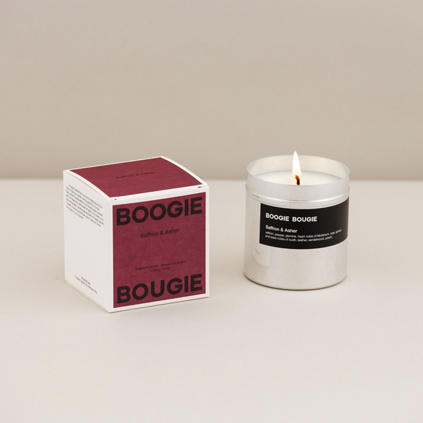 BOOGIE BOUGIE Scented Candle Saffron and Asher
