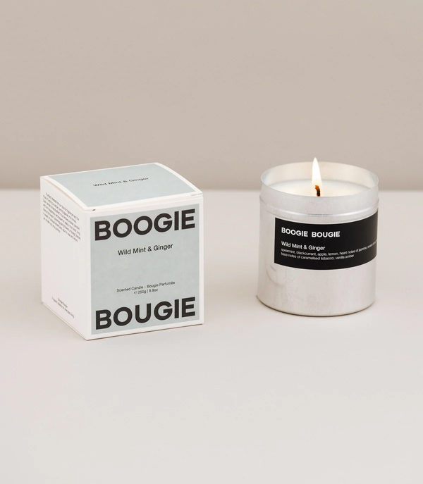 BOOGIE BOUGIE Scented Candle Wild Mint and Ginger