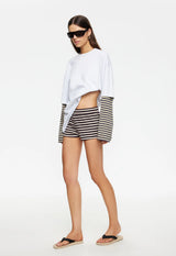 BOTTEGA SHIRT - BEIGE STRIPE