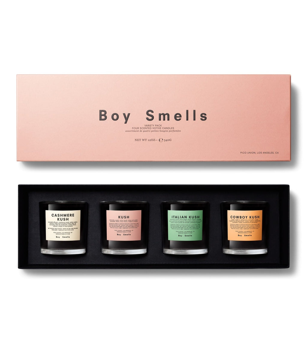 BOY SMELLS BEST BUDS VOTIVE QUARTET SET ANOTHER STORY