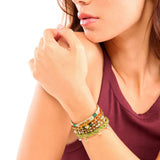 BRACELET ALOF - VERT SIZE M