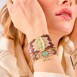 BRACELET PRAVEEN - CHOCOLAT