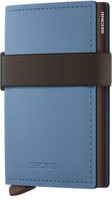 Bandwallet Matte Steel Blue - Brown