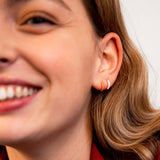 Bloom Silverplated Earring Light Pink