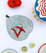 Bum Love Tile Blue Plate