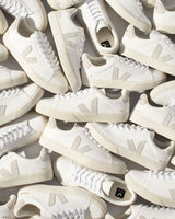 Campo Chromefree Sneaker, Extra-White Natural Suede