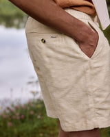 CHEVRE SHORT WOVEN - ECRU