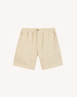 CHEVRE SHORT WOVEN - ECRU VISCOSE