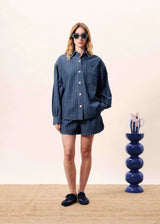 CHICAMIA SHORTS - BLUE JEAN