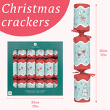TALKING TABLES Bon Noel Icons Green Christmas Crackers Pack