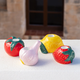 TALKING TABLES Strawberry Ceramic Candle Holder