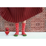 Chaussette Pois Rouge Fan?
