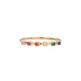 Ch?rie Goldplated Ring Dots Multi