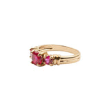 Ch?rie Goldplated Ring Oval Big Pink