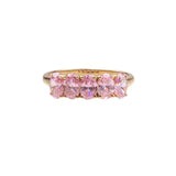 Ch?rie Goldplated Ring Ovals Light Pink