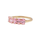 Ch?rie Goldplated Ring Ovals Light Pink