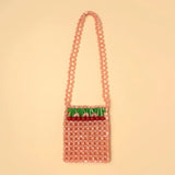 Cherry beaded bag