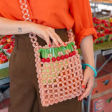 Cherry beaded bag
