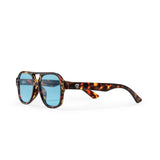 Chpo Brand Cocas-TURTLE BROWN / LIGHT BLUE