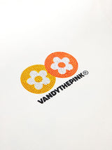 Classic Flower Rhinestone T-shirt - White