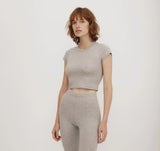 Core Baby Tee - Grey Melange