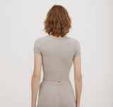 Core Baby Tee - Grey Melange