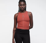 Core Cut-Out Tank - Rust