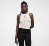 Core Cut-Out Tank - Steamy