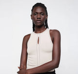 Core Cut-Out Tank - Steamy