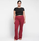 Core Flare Pants - Hibiscus Kiss