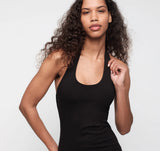 Core Halter Mini Dress - Black