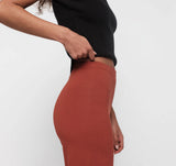 Core Straight Leg Pants - Rust