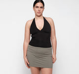 Core Tie Halter - Black