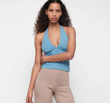 Core Tie Halter - Scandi Sea
