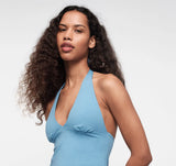 Core Tie Halter - Scandi Sea